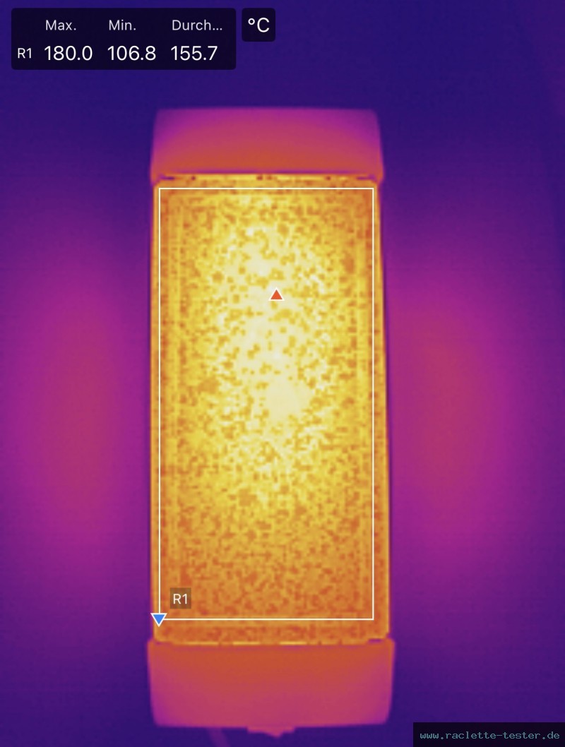 H.Koenig Raclette grill RP2 Raclette Wärmebild