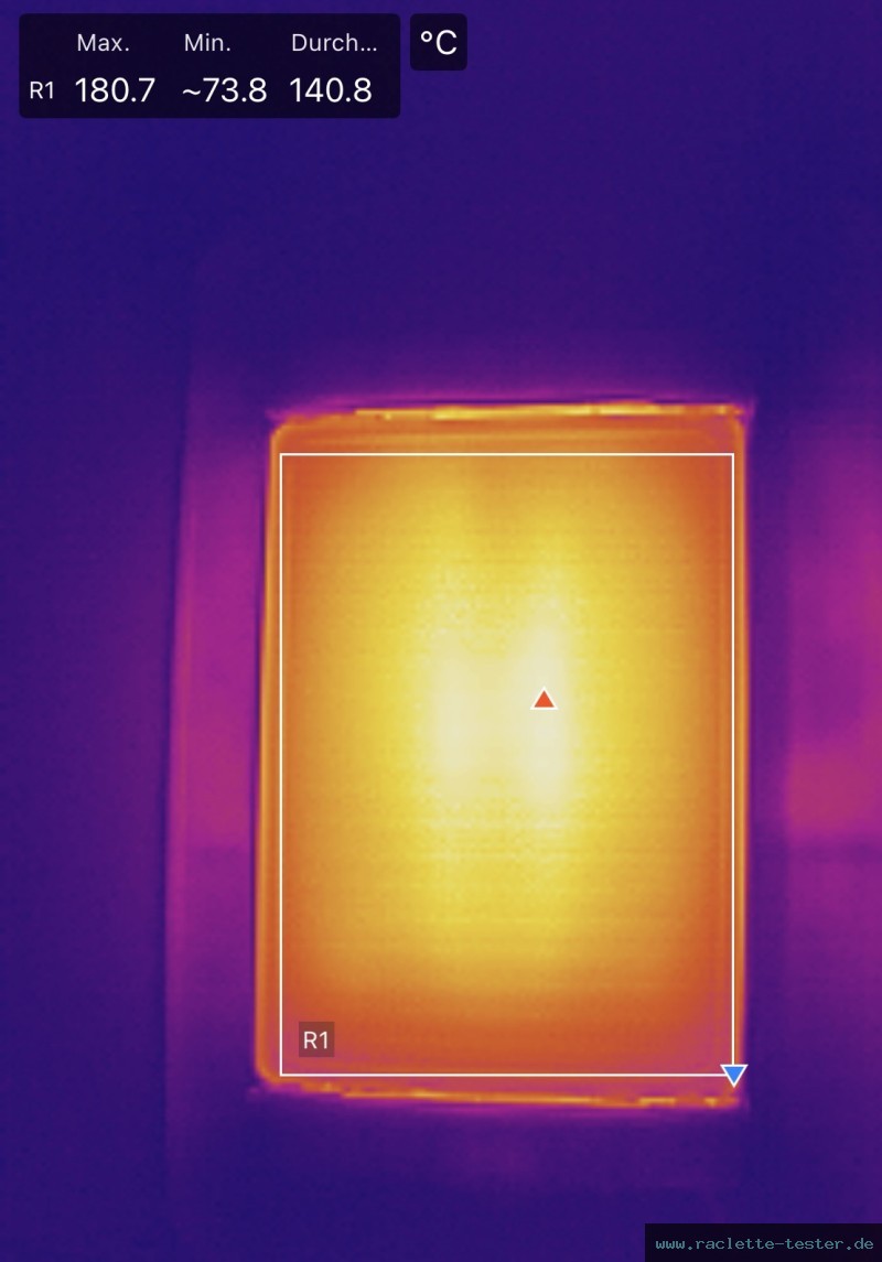 Korona Raclette 45065 Raclette Wärmebild