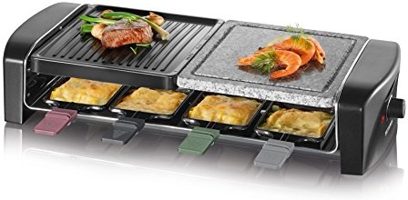 SEVERIN Raclette Grill mit Naturgrillstein RG 9645