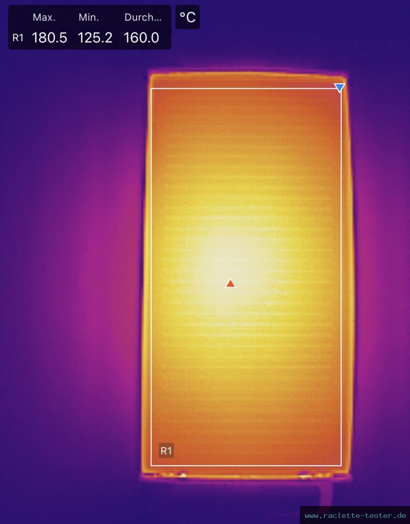 UNOLD Raclette Delice Basic 673780 Raclette Wärmebild