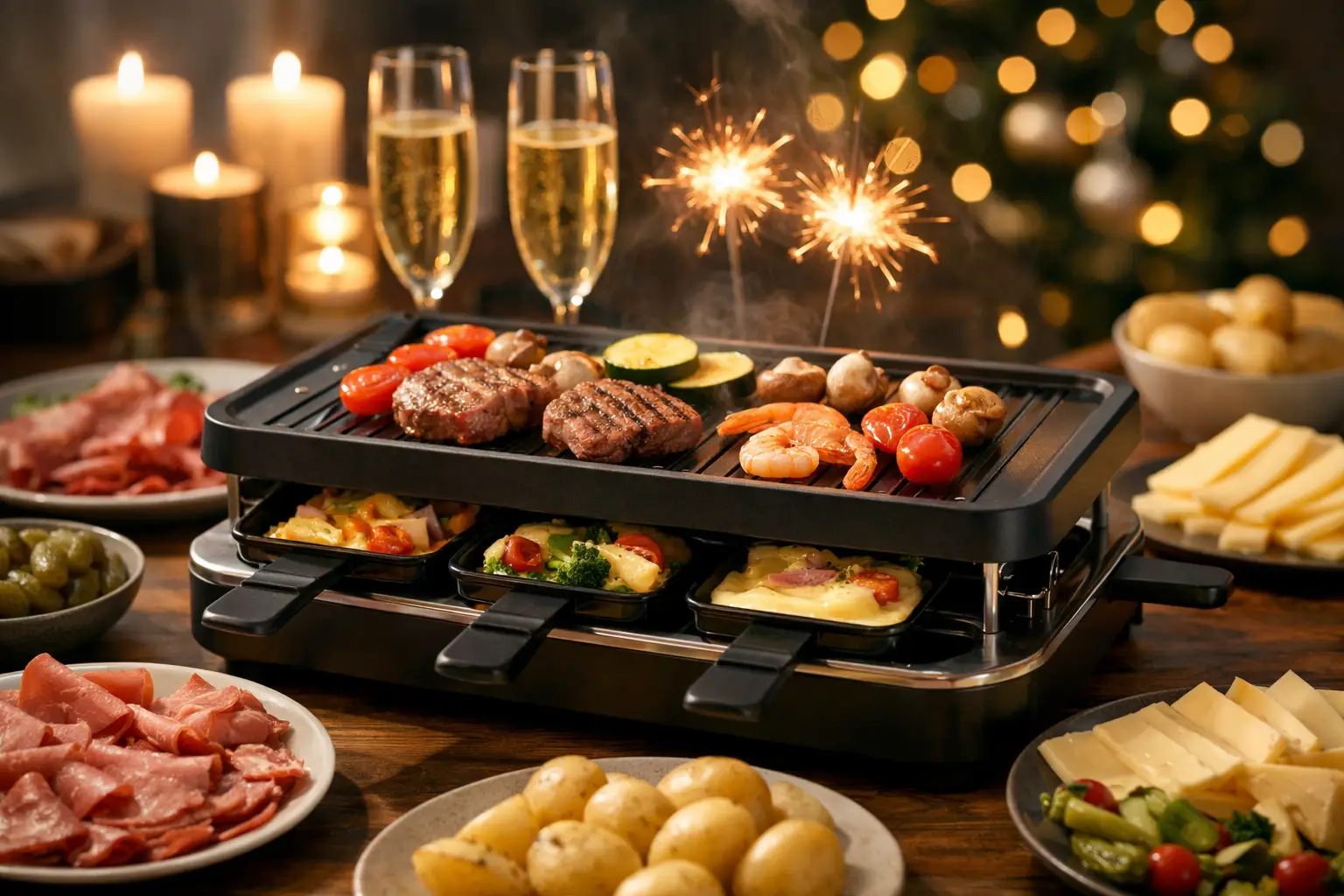 Bestes Raclette für Silvester finden