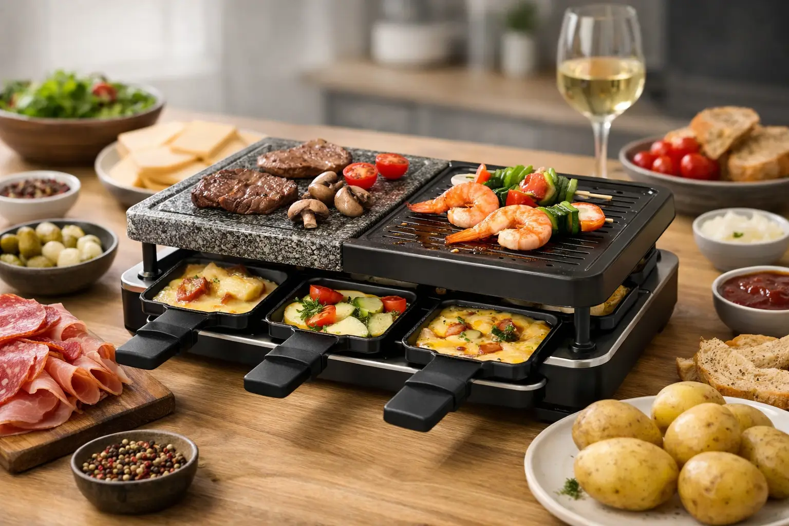 Raclette-Grill-Kauf nach Einsatzzweck
