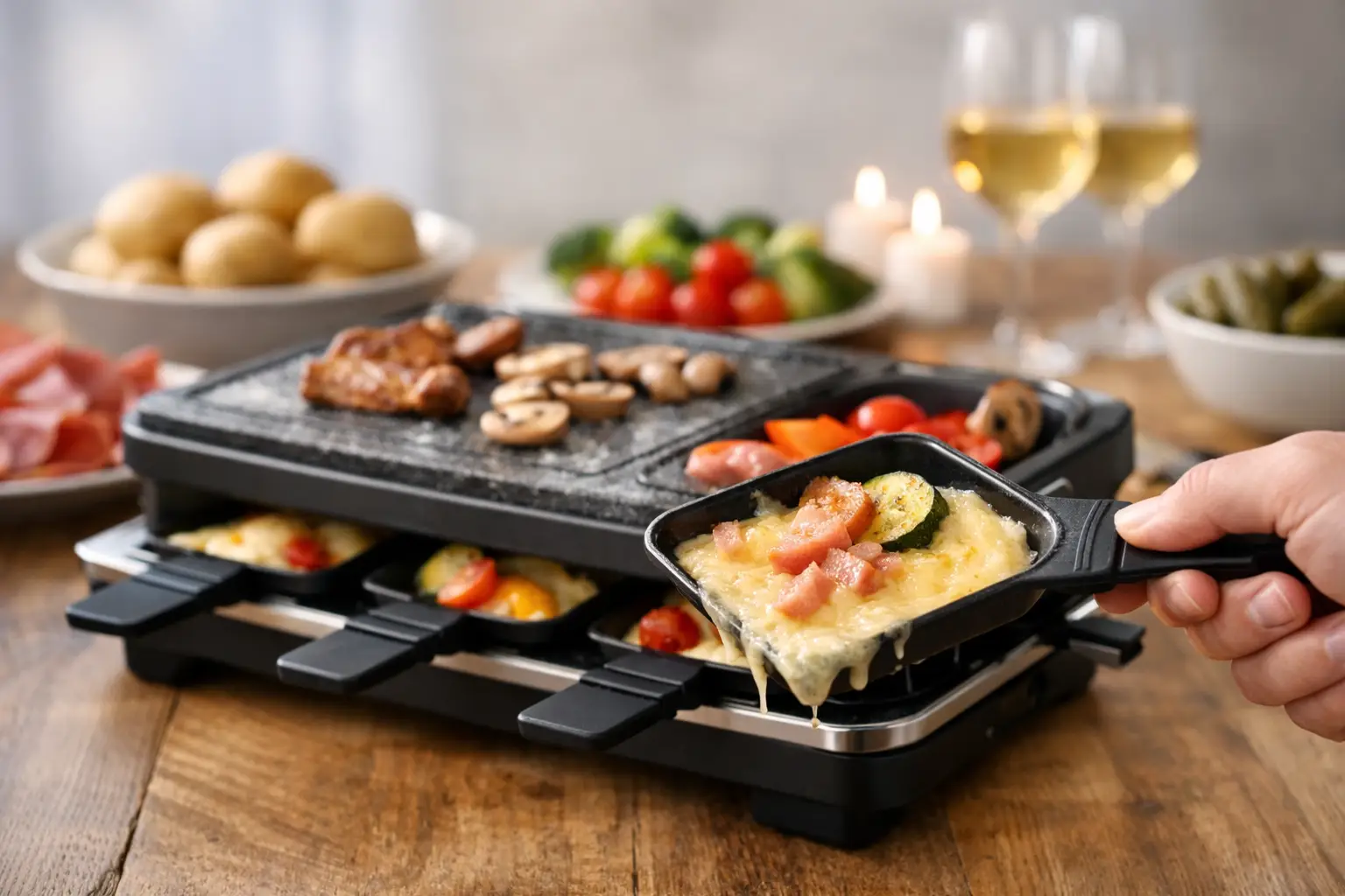 Raclette mit hoher Wattzahl richtig wählen