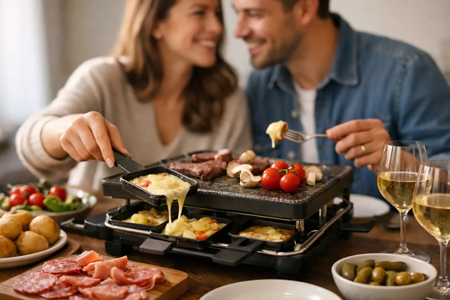 Raclette-Test für Paare: Worauf es ankommt