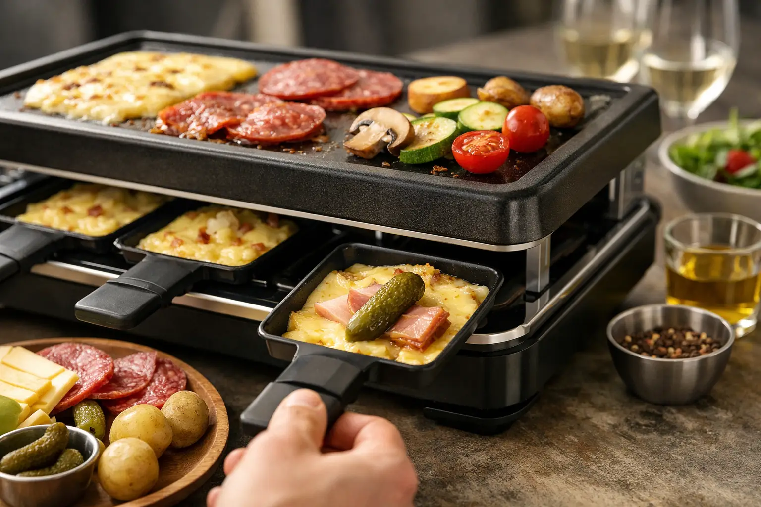 Raclette Watt Leistung erklärt
