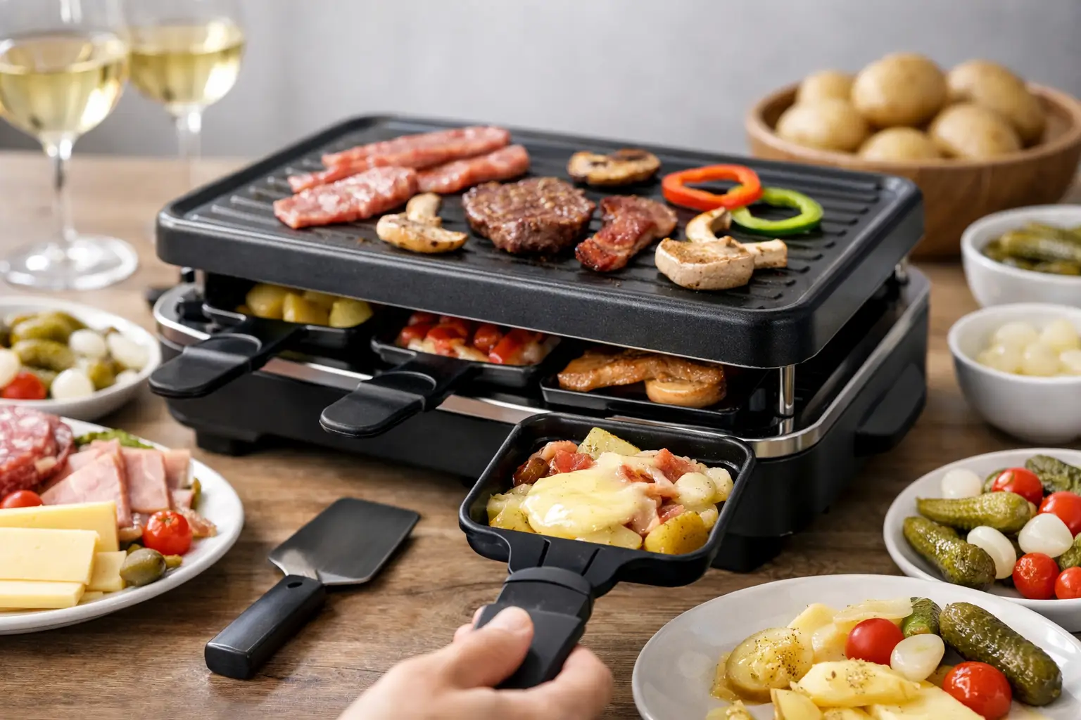 Welche Raclette-Merkmale wichtig sind